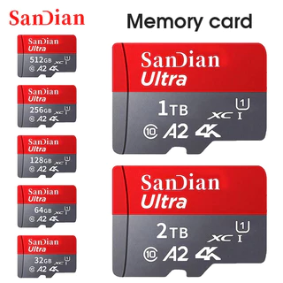 Cartão De Memória Original 128GB Mini SD Card 256GB 512GB 1TB Classe 10 Cartões Micro TF De Alta Velocidade Para Dispositivos De Armazenamento Smart Phone/PC