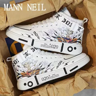 Nova Chegada Tênis De Maré De Venda A Quente Estilo Anime One Piece Fashion All-Match Sneaker