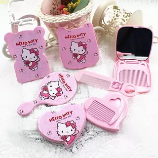 Hello kitty Maquiagem Espelho Portátil Espelho Portátil