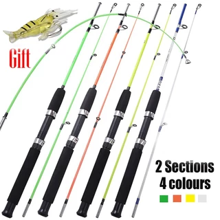 Sougayilang 1.2M 1.8M 2.1M Vara De Pesca Portátil 2 Peças Plástico Super Forte Para A Em Água Salgada