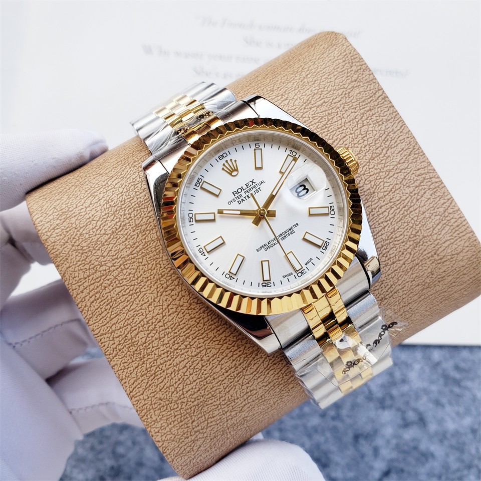 Relógio Mecânico Automático de Moda Rolex Marca Ladies Watch 36mm ...
