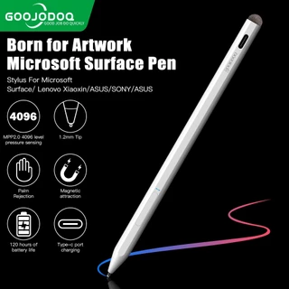 GOOJODOQ Stylus Para Rejeição Da Palma Microsoft Surface Pro 7 6 5 4 3 Caneta De Toque HP/ASUS/SONY