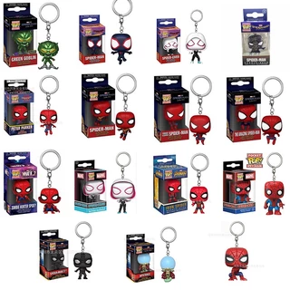 funko pop Verde goblin Gwen Expedição Heróica Peter Parker Iron Spiderman Mysterio Chaveiro Pingente De Boneca