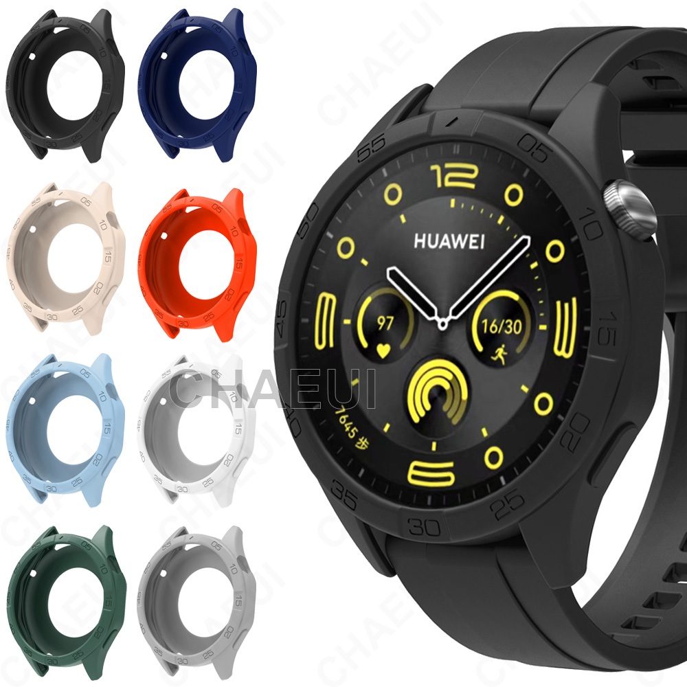 Capa Protetora De Tela Silivone Macia Para Huawei Watch GT4 46mm