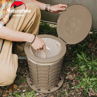 Sanitário Portátil Naturehike Perfeito Para Viagens E Emergências De Carros De Camping Lixo Multifuncional 150kg Capacidade De Carga Ultralight Environm De Controle De Odor Lavável