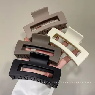 Único Clipe Quadrado De Plástico Coreano Para Acessórios De Cabelo De Deslocamento Feminino