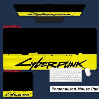 Tapete De Rato Cyberpunk 2077 | Mousepad De Jogos Estendido Projeto Antiderrapante À Prova D'água Mouse Pad Grande 900x400mm Deskmat B
