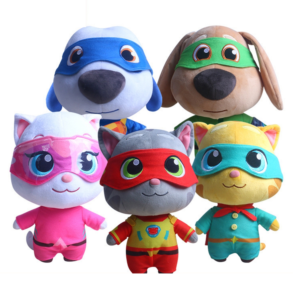 28cm Bonecos Da Série Tom Cat Hero Falante/Brinquedos De Pelúcia De Desenho  Animado | Shopee Brasil