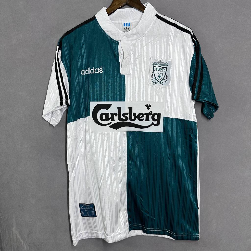 9596 Camisa De Alta Qualidade Liverpool away Classic vintage Thai Versão retro Solta Ventilado De Secagem Rápida Camiseta De Manga Curta Sports maillots