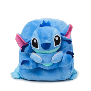 Stitch Pelúcia Boneco Brinquedo Mochila Crianças Presente De Aniversário Infantil Escolar Meninos E Meninas Iluminação Com Zíper Ombros