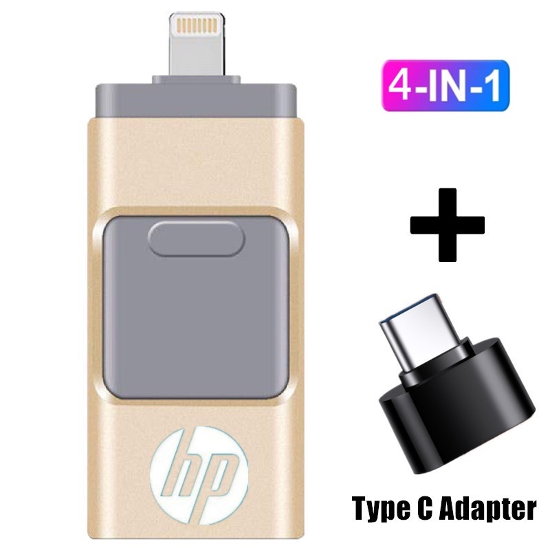 2TB 4em1 Pen drive USB OTG 4em1 , Driver 1Tb 512GB 256GB 128GB Adequado Para O De Caneta Android PC Móvel