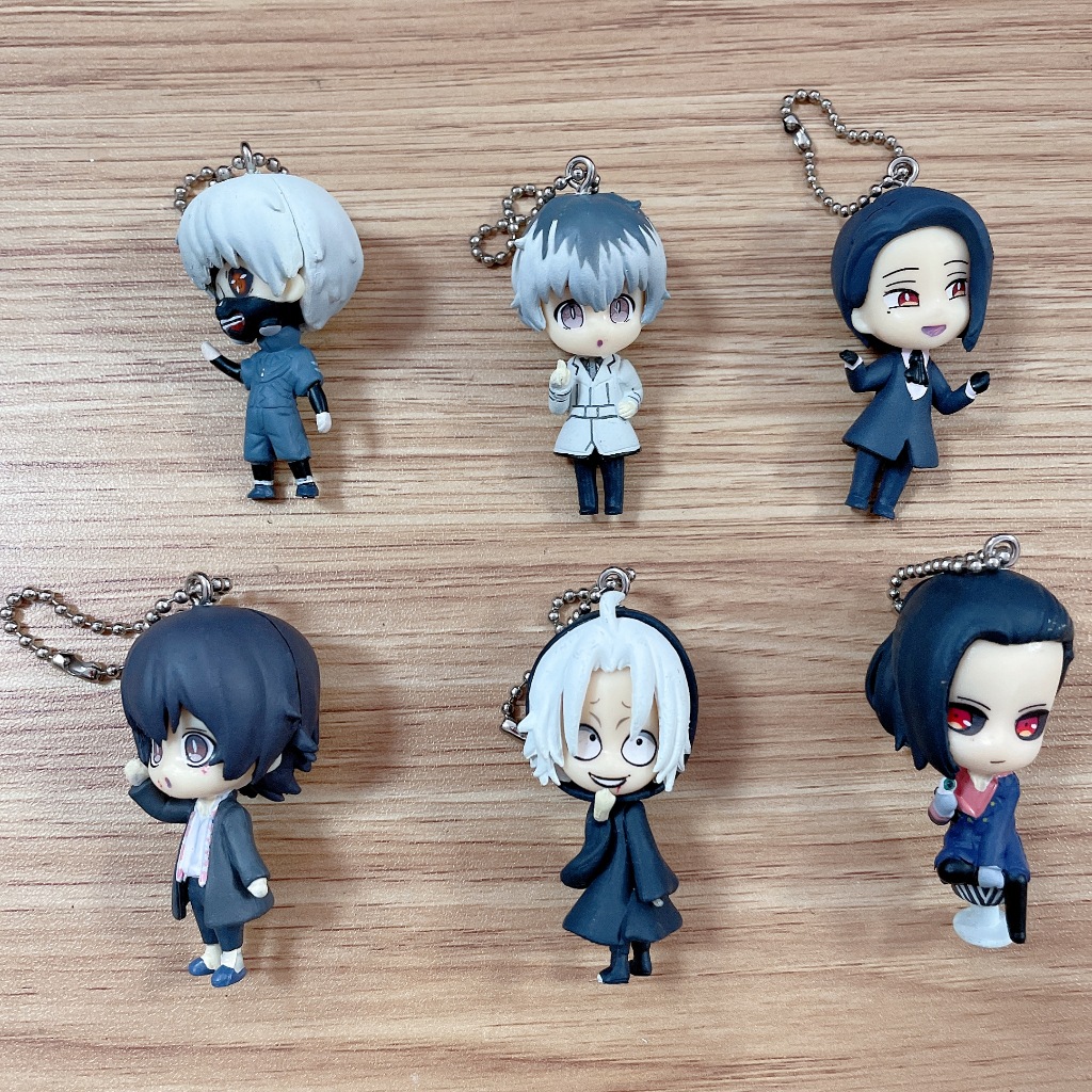 6Pcs/Set 4cm Tokyo Ghoul : Re Kaneki Ken Sasaki Haise Takizawa Juuzou ...