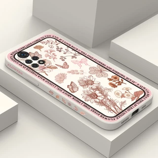 Estojo Telefônico Nostalgic Flowers Para Xiaomi Redmi Note 11S 11 11T Pro Plus 4G 5G Capa De Design Criativo