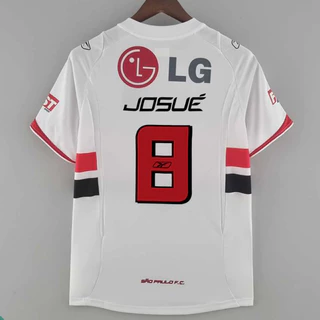 2006/2007 Retrô Camisa home do SPFC camisa de futebol branca 06 07 (S-XXXXL)