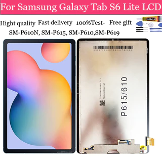 Para Samsung Galaxy Tab S6 Lite 10.4/P610/P615/P613/p619 Display LCD Digitalizador De Tela Sensível Ao Toque Peças De Reposição Do
