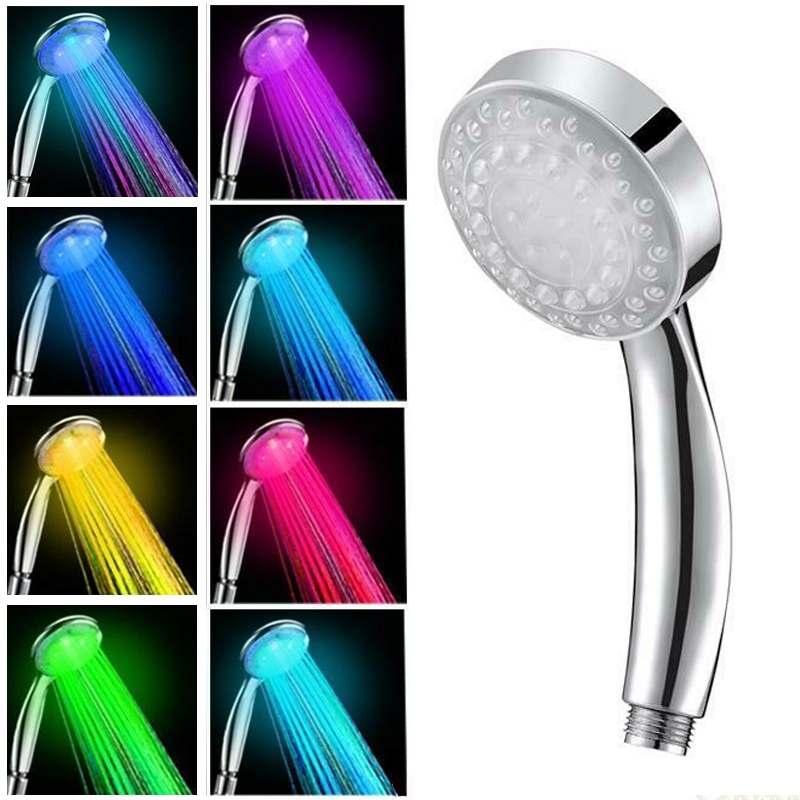 Handle LED Light Up Shower Head - NOW ON SALE !!!  Chuveiros elétricos,  Chuveiro com led, Chuveiro