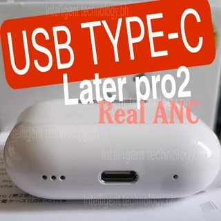 TYPE-C pro 2 ANC À Prova De Gen Renomear Fones De Ouvido Bluetooth Sem Fio GPS TWS Redução De Ruído Fone Com Microfone v