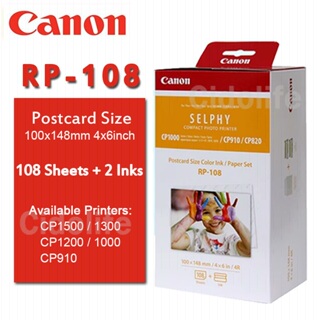 Canon RP-108 Pack de 5 unidades - Papel y tinta para Canon Selphy