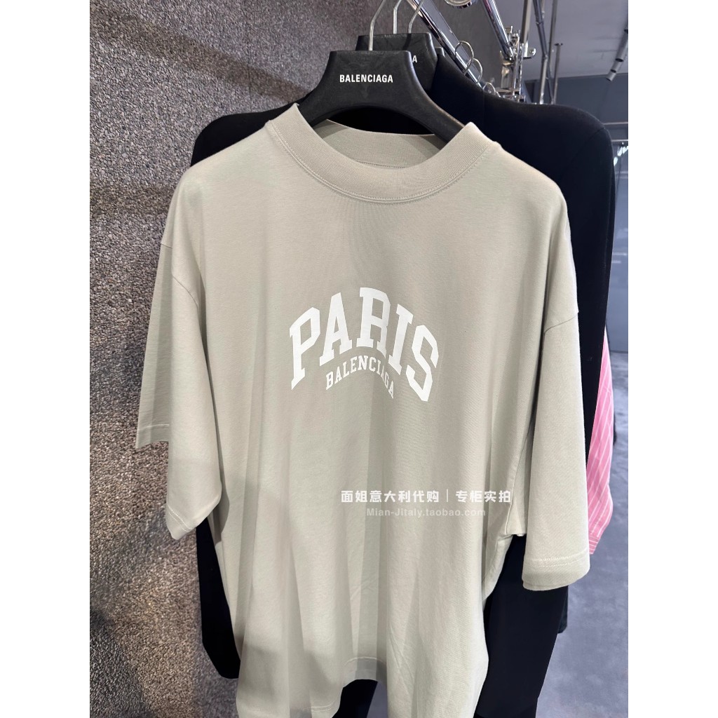 BLJS Carta De Moda Imprimir Confortável Camiseta Casual Manga Curta Solta