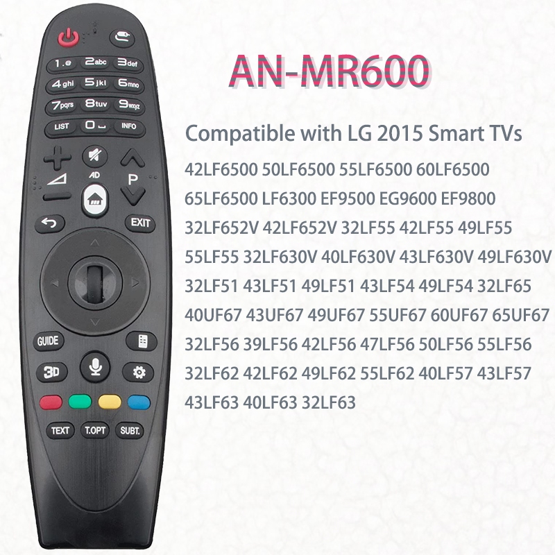 Novo AN-MR600 Substituir Remoto Compatível Com LG TV 1080p Smart LED 2015 Modelos LF6300 UF770T UG870T UF850T UF950T (Sem Função De Voz)
