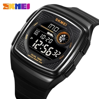 Relógio Digital SKMEI Top Brand Luxury Men Fashion Sports Watch Homens À Prova D'água De Moda Homem D'água Correia De Aço Inoxidável
