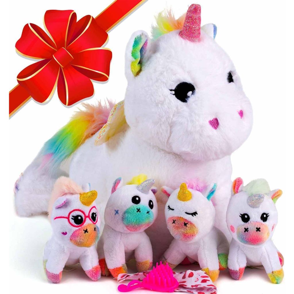 5 Unicórnios, Unicórnios Conjunto Mãe-Criança (5 Pcs), Brinquedos de ...