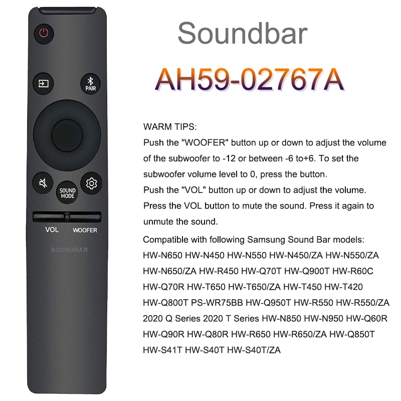 Barra De Som Remota Para O Sistema De AltoFalantes Do Home Theater