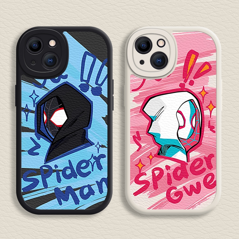 Capa Para iPhone 14/13/12/11 Promax Homem Aranha Desenho Flexível 6/7/8 Plus/X/XR/Xs Max