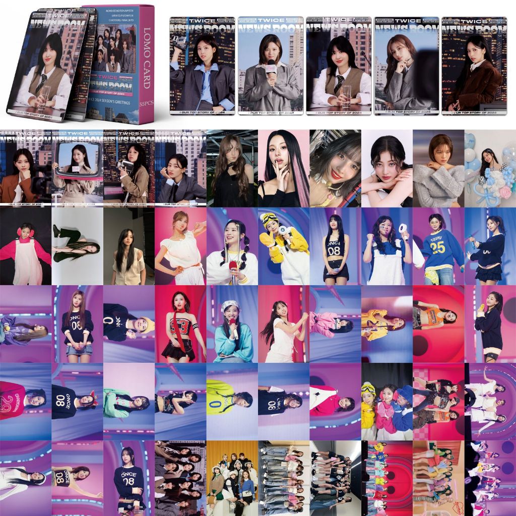 LINXX 55 Pcs TWICE DIVE With You Album Lomo Card Kpop Photocard
