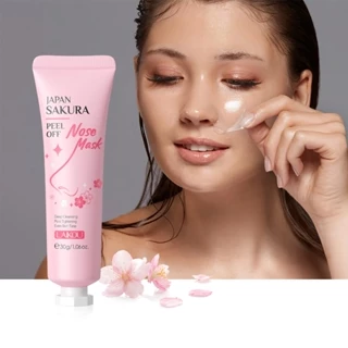LAIKOU Sakura Descascando A Máscara Do Nariz Apertando Os Poros Limpeza Profunda Remoção De Cabeça Preta 30g em Oferta na Shopee