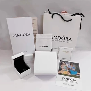 Pandora Caixa De Anéis Braceletes Bolsa De Mão Esfregando Saco De Pano Prateado Veludo Espetos Presente De Aniversário