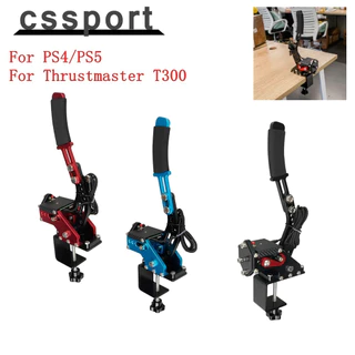 Jogo Universal De Corrida PC Freio De Mão SIM & Fixação Do Suporte Da Abraçadeira Para PS4/PS5 Thrustmaster T300 Todos Os Volantes Disponíveis