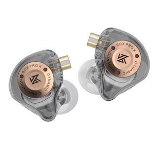 KZ edx pro X Fones De Ouvido Dinâmicos Ultra Lineares Hi-Fi Bass Mic Control Game Earbuds Atualizado hifi De Alta Resolução