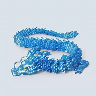 [Estoque Pronto] Figura De Ação Do Dragão Chinês 3D Simulação Impressa Ornamento Resistente E Durável , Adequado Para Decoração De Carros De Paisagismo De Tanques De Peixe Figuras Decorativas
