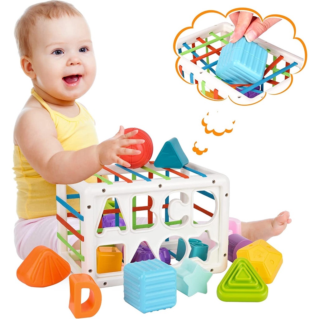 Brinquedos De Montessori Para 1 Ano De Idade , Cubo Colorido De ...