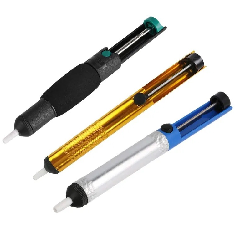 Bomba de desoldagem de metal, alumínio, sucção, pistola de lata, remoção de caneta, ferro de solda a vácuo, ferramentas de soldagem manual