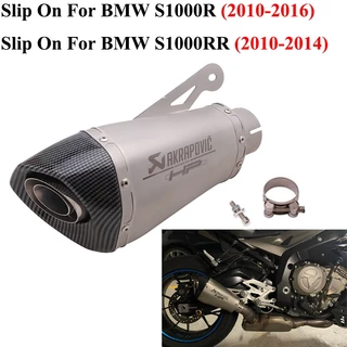 Silp On Para BMW S1000RR 2010 2014 S1000R 2010 2016 Motocicleta Sistema De Escape Akrapovic