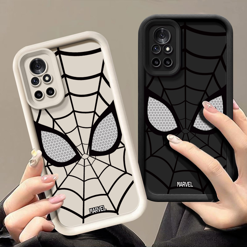 Para Xiami Redmi Note11 Pro 11S 4G 11E 5G Textura Espessada Homem Aranha Maravilha Caixa De Telefone