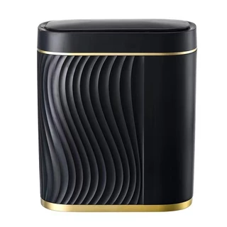 8L/smart sensor De Lata De Lixo De Banheiro Doméstico De Cozinha , Leve E Luxuoso Adequado Para Sala De Estar Sensoriamento Automático Com Tampa