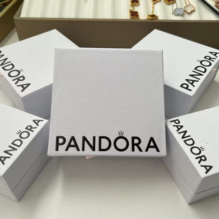 Pandora Caixa De Anéis Braceletes Bolsa De Mão Esfregando Saco De Pano Prateado Veludo Espetos Presente De Aniversário