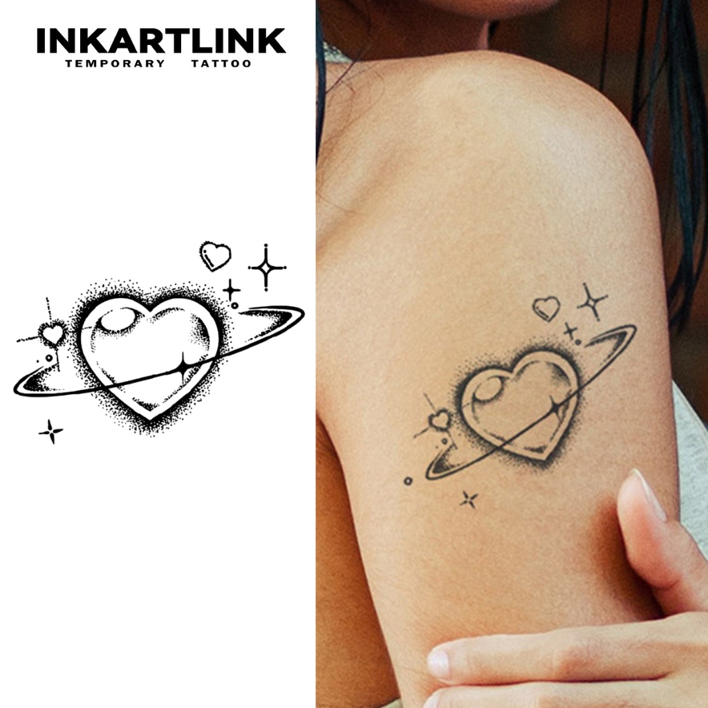 Adesivos Temporários Para Tatuagem Do Amor Mágica De Longa Duração À