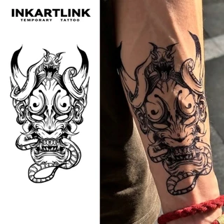 Adesivos Temporários Para Tatuagem Snake Prajna , Mágica De Longa Duração À Prova D'água , Dura Até 15 Dias De Falsa semi Permanente .