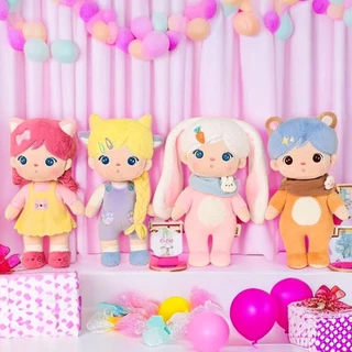 Metoo2024 Nova Boneca Goma Keppel De 30cm , PP Cotton Baby Plush Toy , Meninas Recheadas Animal , Coelho , Gato , Dragão , Abraço Para Dormir , Presente Giro