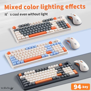 Teclado Mecânico De Jogo , Conjunto De Rato Com Fio , Botão De volume Independente , Luz De Fundo RGB Para Windows PC Laptop Game