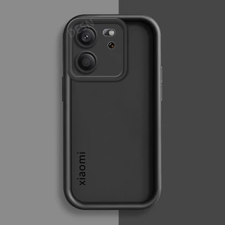 Caixa Original Oficial Do Telefone Xiaomi 13T 12T 11T Pro 12 13 Lite Capa Macia De Silicone Líquido Para À Prova De Choque