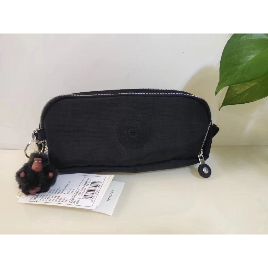 Kip k13564 Estojo de lápis de grande capacidade GITROY Série 3 Estojo de lápis com zíper preto