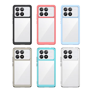 Xiaomi Poco X6 Pro 5G Luxo Capa Macia Para Telefone De Fronteira Dura