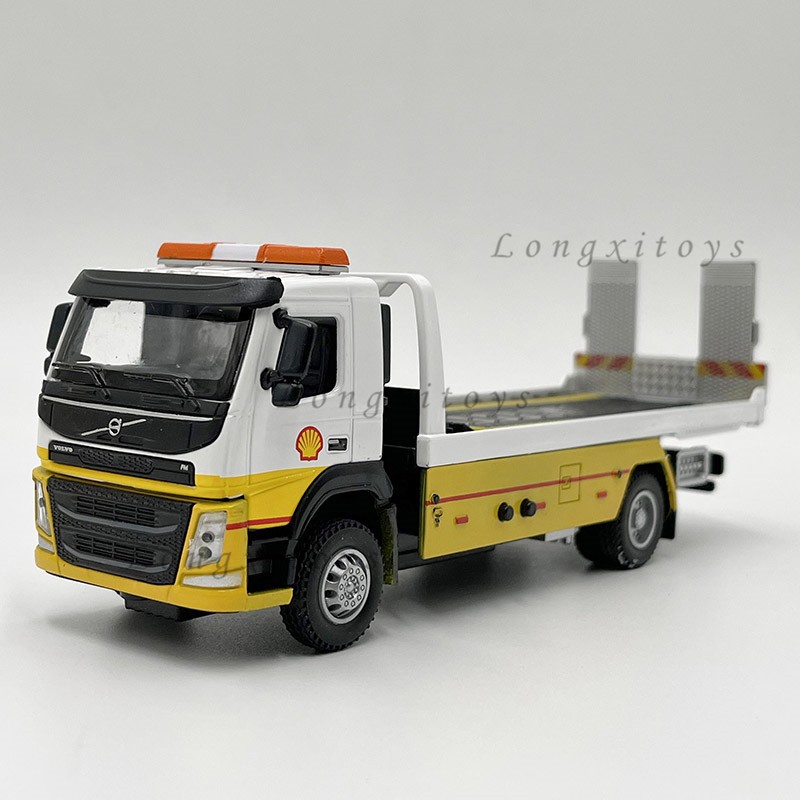 1 50 Diecast Volvo Flatbed Truck Modelo Toy Traffic Rescue