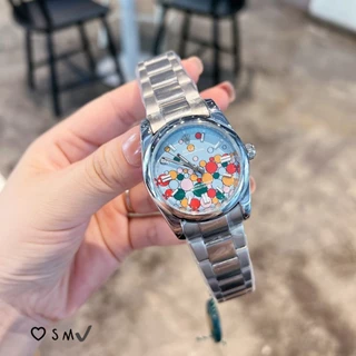 Relógio Ladies Watch Moda Moda Aço Inoxidável Marca de Luxo Vidro Safira Boa Qualidade Novo Estilo Swiss Quartz Ladies Watch
