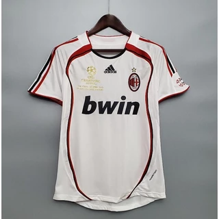 2006-2007AC Milan Versão Jersey Tailândia Qualidade Retro Football Team
